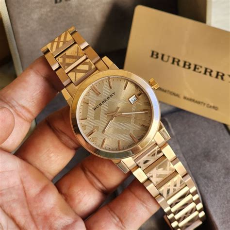 bu9039 swiss luxury burberry mens watch|Burberry The City BU9039 stainless steel rose gold watch.